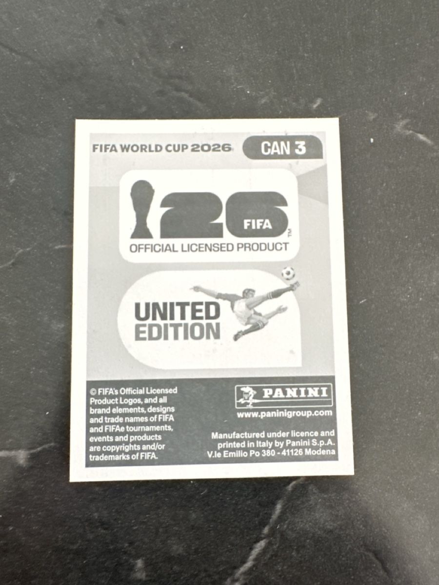 Panini Carte collezionabili: Panini WM 2026 Alphonso Davies CAN 3 – Nuovo (secondo la descrizione) da Buttwil venduto da dis_qz8z 1