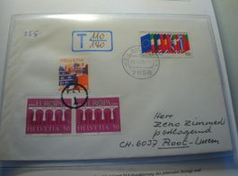 Brief Deutschland - Schweiz, austaxiert, 1989