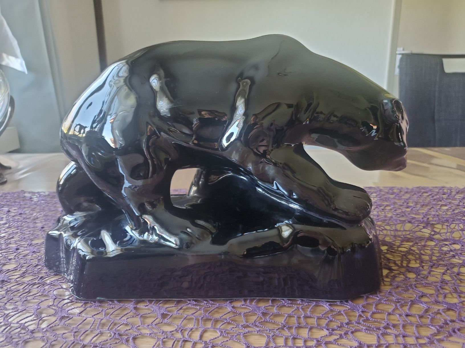 Statuette: Laufen Keramik Eisbär schwarz – Usato da Frauenfeld venduto da BeneFull 2