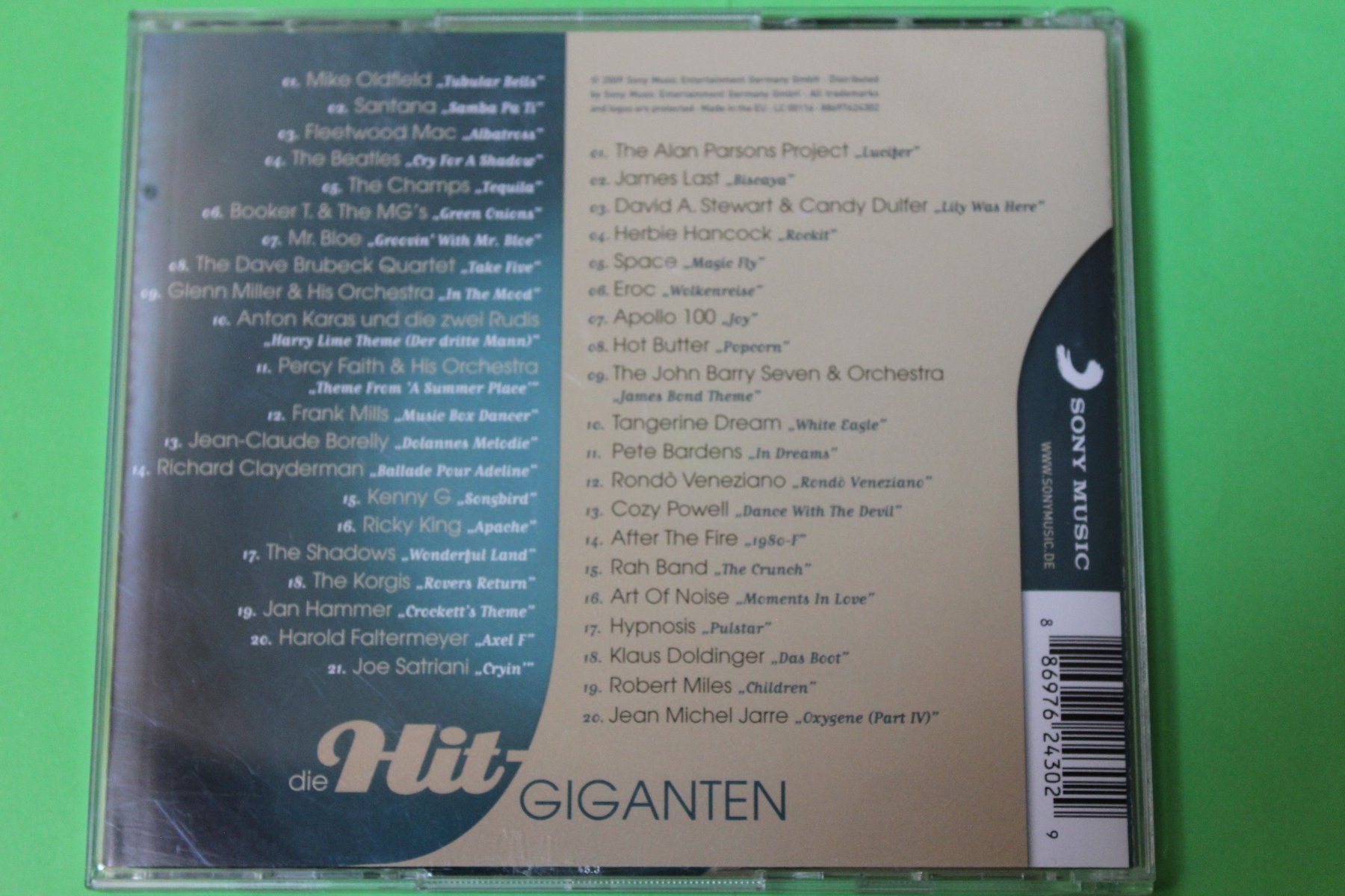 CD: DIE HIT-GIGANTEN - INSTRUMENTAL HITS 2CDs – Usato da Tübach venduto da JamesStone 2