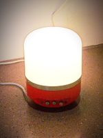Vintage-Radiolampe von A. Rampoldi für Europhon aus den 70er