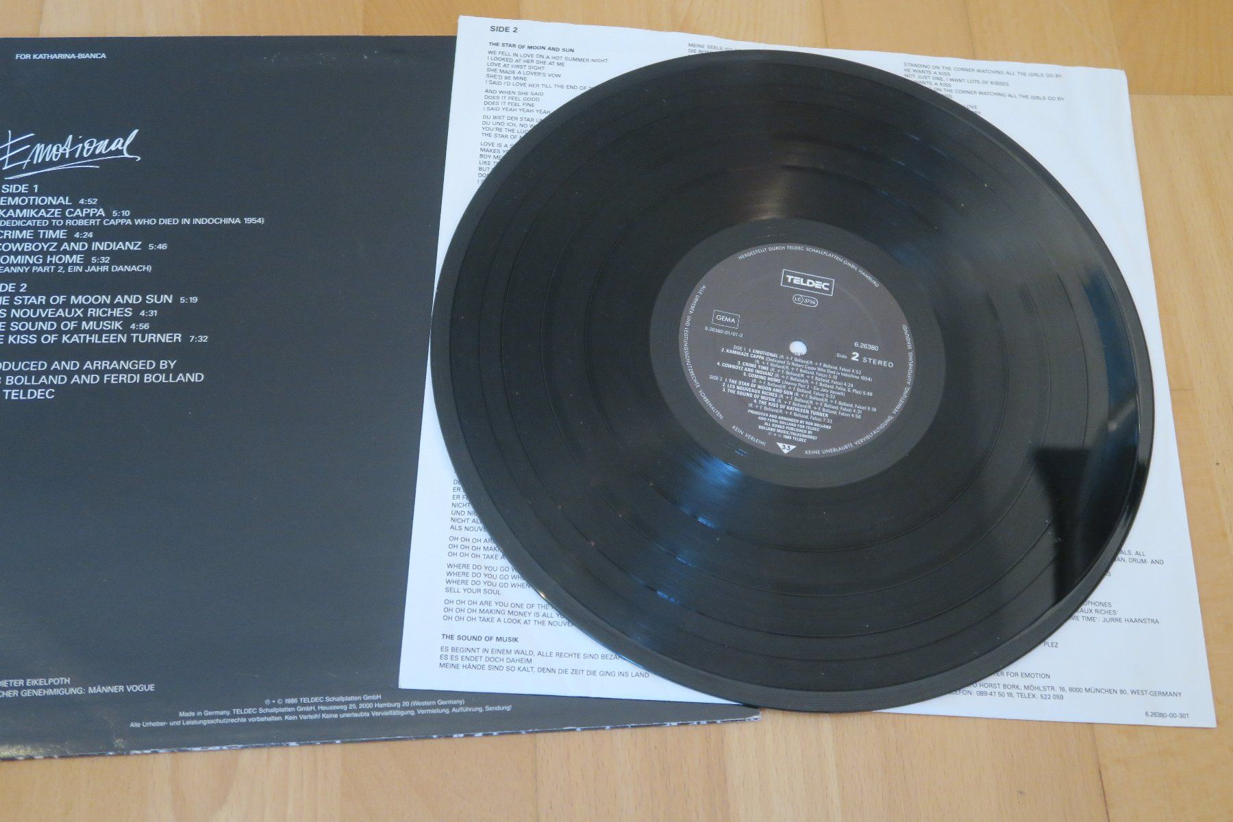 Dischi in vinile: Falco – Emotional – Usato da Thun venduto da Karibu70 3