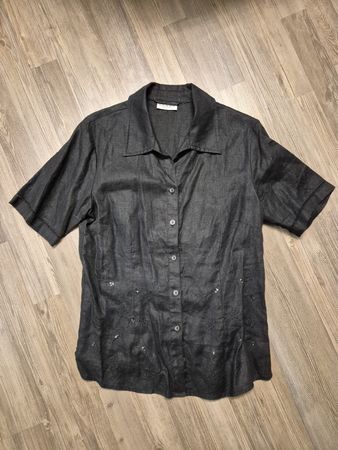 Leinen Bluse Gr. 38