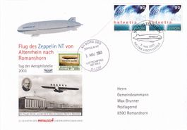 Tag der Aerophil. 2003 (Zeppelin NT Altenrhein - Romanshorn)