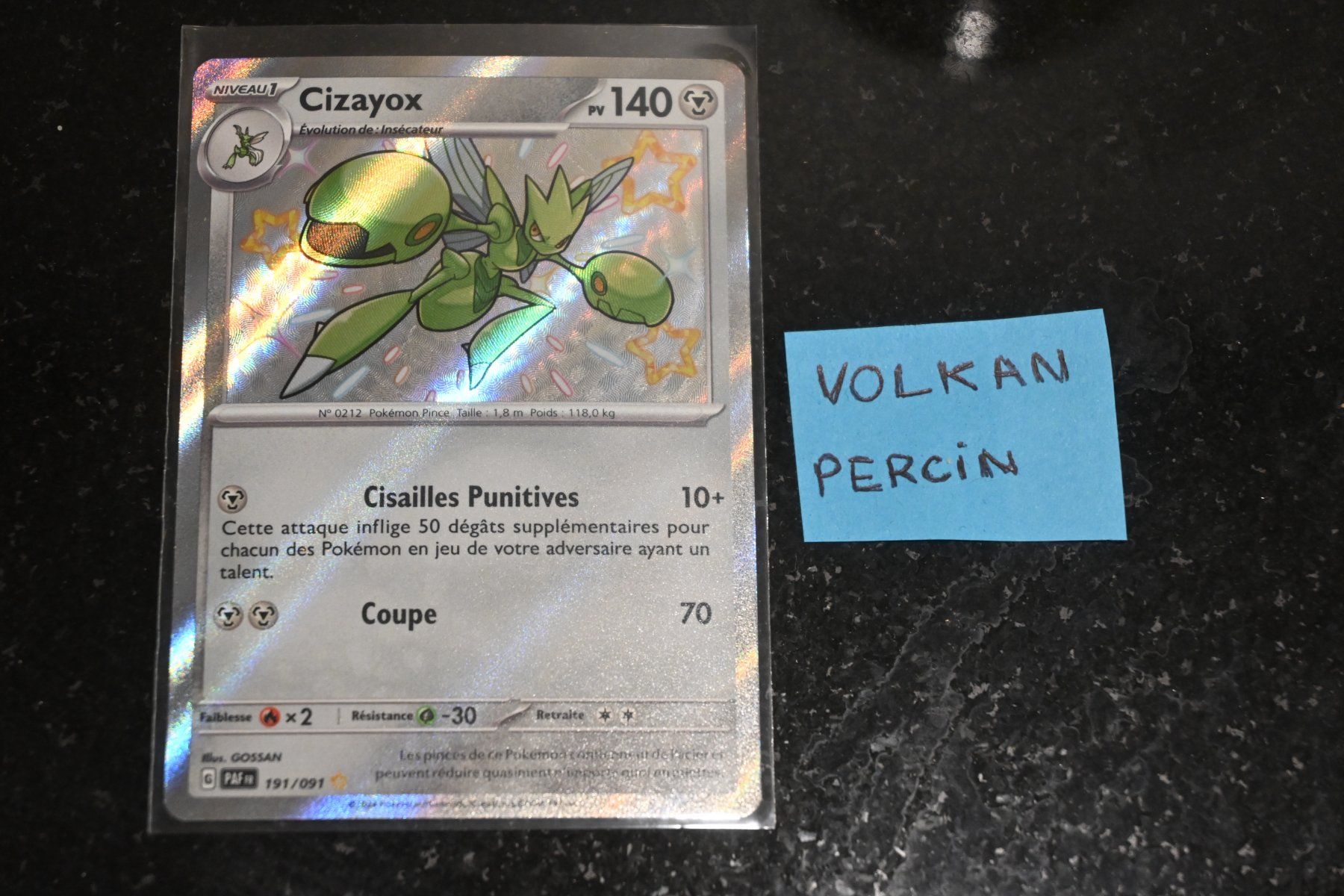 Pokémon Carte collezionabili: Cizayox (PAF 191) FR – Nuovo (secondo la descrizione) da Aigle venduto da PSAPOKEVOVO