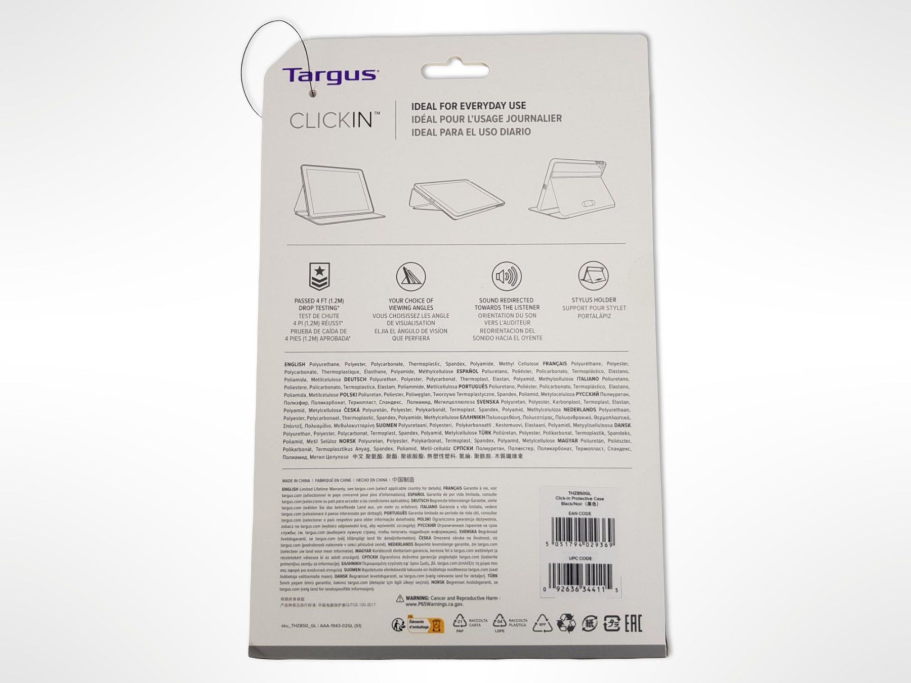 Targus Covers & Borse: TARGUS Click-in iPad Hülle 9/8/7 Gen. – Nuovo (secondo la descrizione) da Suhr venduto da Restwert_Suhr 1