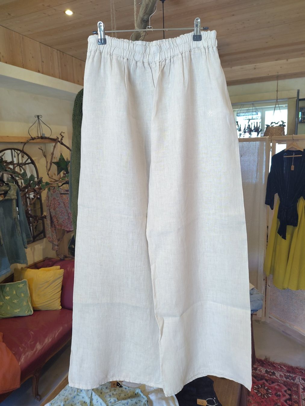 Pantaloni: Leinen Hosen weiss-creme M – Usato da Losone venduto da ell_nora89