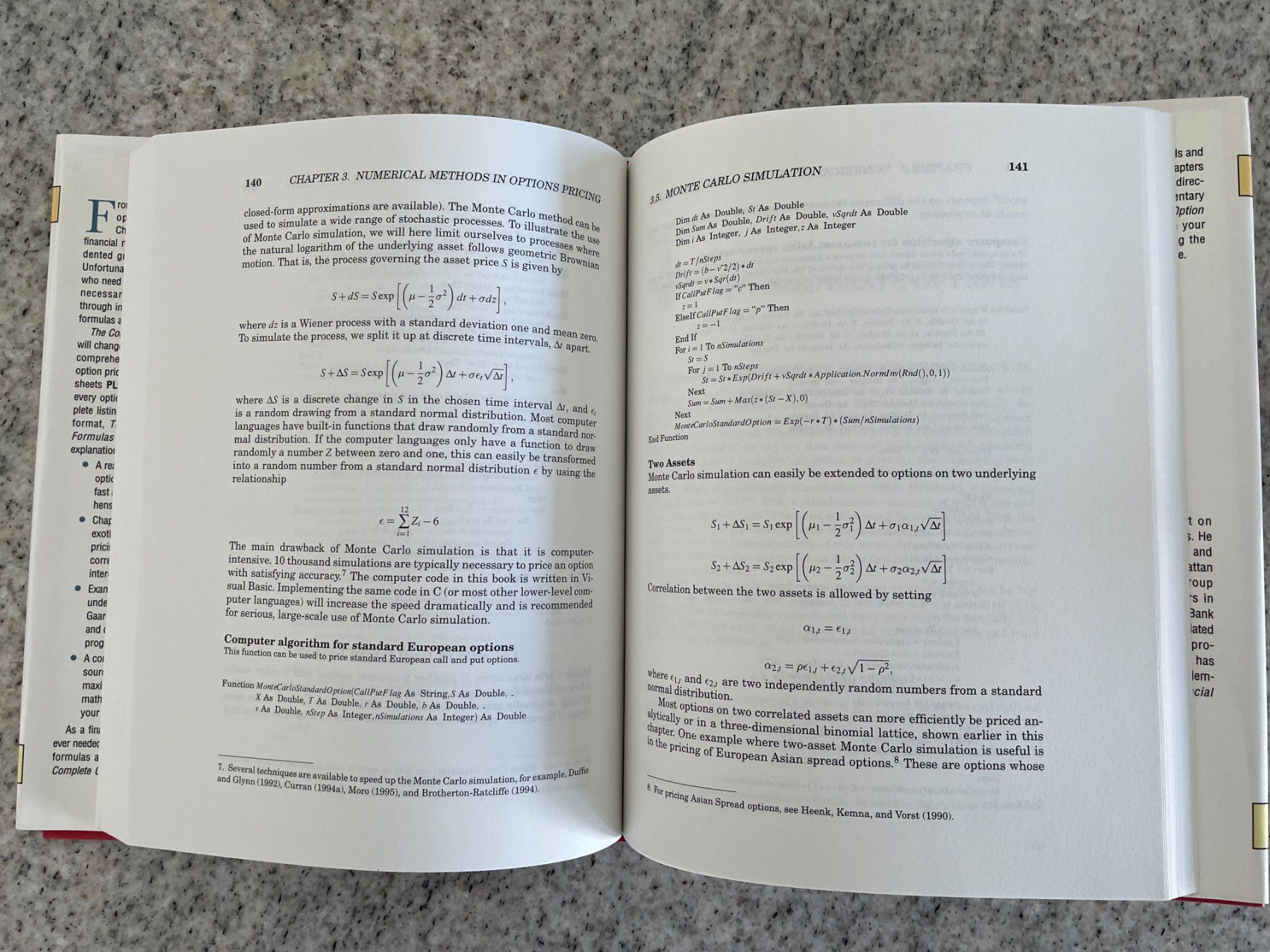 Livres: The Complete Guide to Option Pricing Formulas - E. G. Haug – D'occasion à Petit Lancy par gil_hr6v 3
