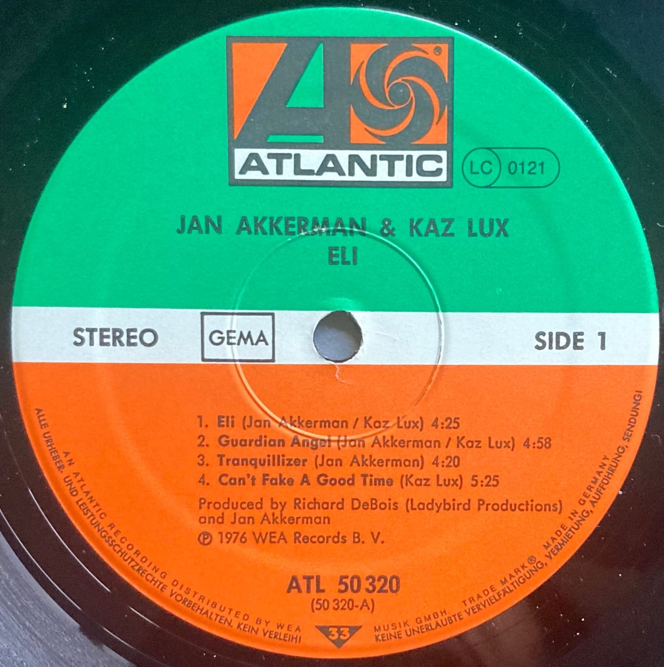 Vinyles: JAN AKKERMAN & KAZ LUX - ELI – D'occasion à Poliez-Pittet par Newtown-Records 3