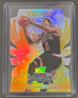 NBA Derrick Rose 2013 Crusade Orange Die-Cut /99 Bulls