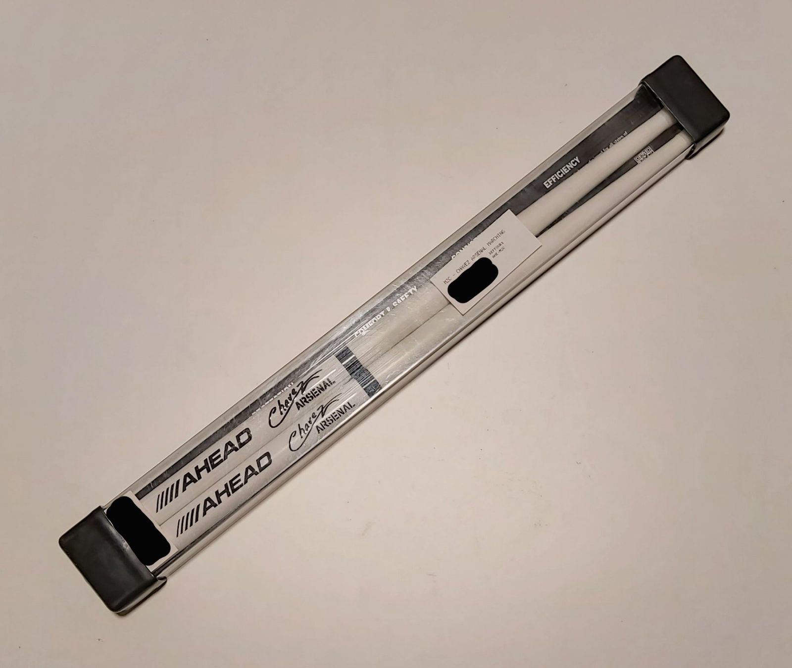 Strumenti musicali: Drumsticks AHEAD M2C - Ahead Chavez Arsenal White Marching – Nuovo e nell'imballaggio originale da Guggisberg venduto da sonic_3 1