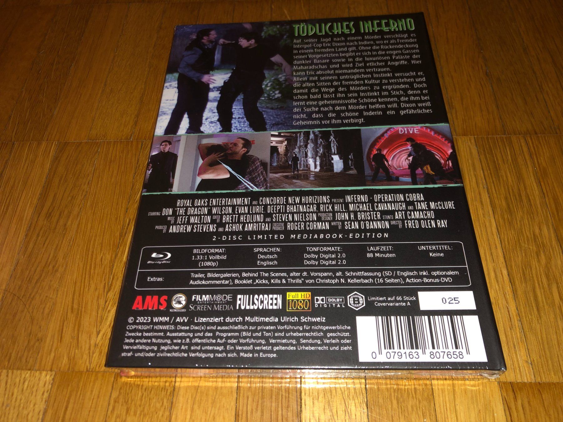 Tutti i DVDs: Tödliches Inferno - MEDIABOOK - A - UNCUT – Nuovo e nell'imballaggio originale da Basel venduto da havsok 1