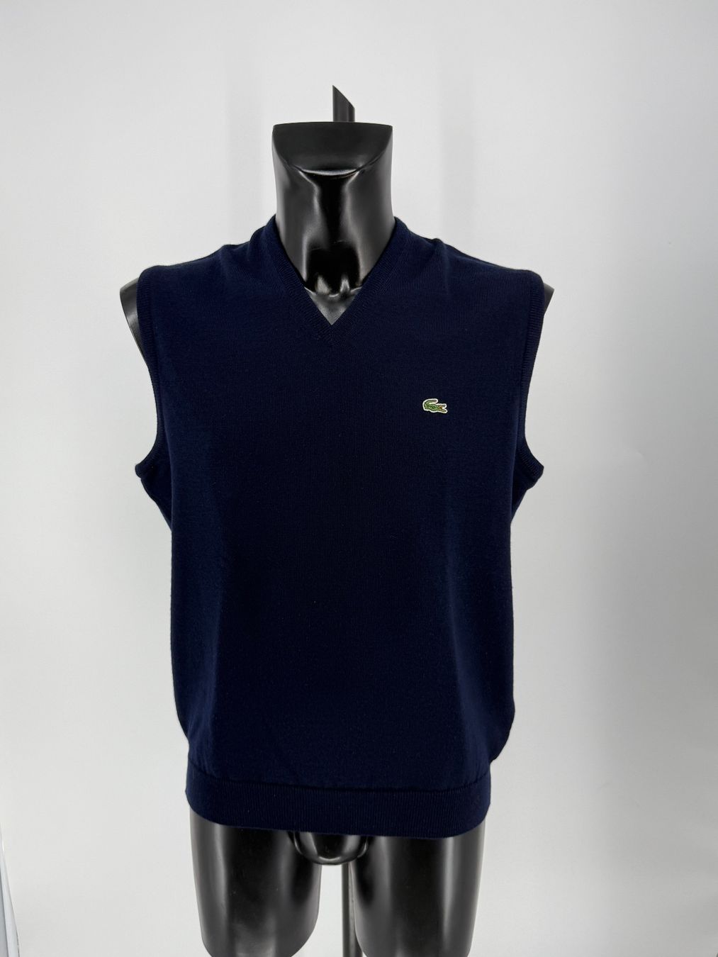 Lacoste Maglioni & Felpe: Lacoste Strick Weste dunkelblau Gr. L – Usato da Auenstein venduto da moin.