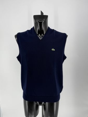 Lacoste Strick Weste dunkelblau Gr. L