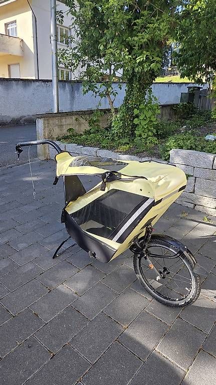 Remorques: Kinder Veloanhänger Singletrailer  – D'occasion à Arlesheim par Toymachine01