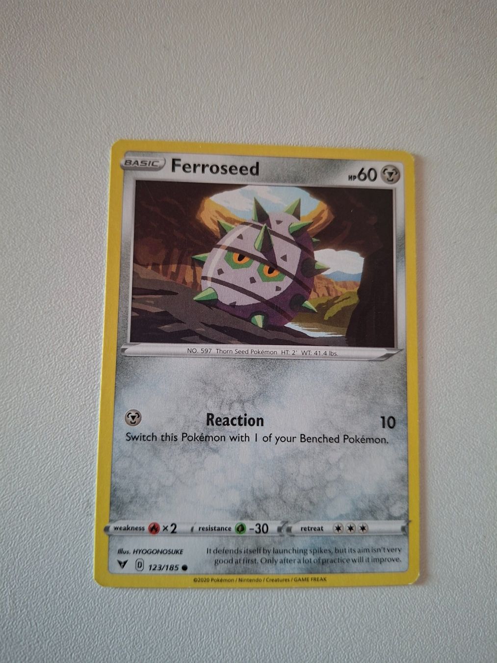 Pokémon Carte collezionabili: Pokemon Karte: Ferroseed – Usato da Erlinsbach venduto da pfunky