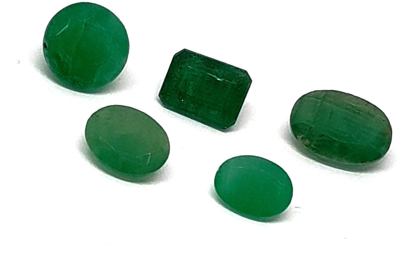 Edelsteine: 5x émeraudes 10.10 ct - CERTIFICAT 700.- Fr – Neu (gemäss Beschreibung) aus Grimisuat von Valgem 2