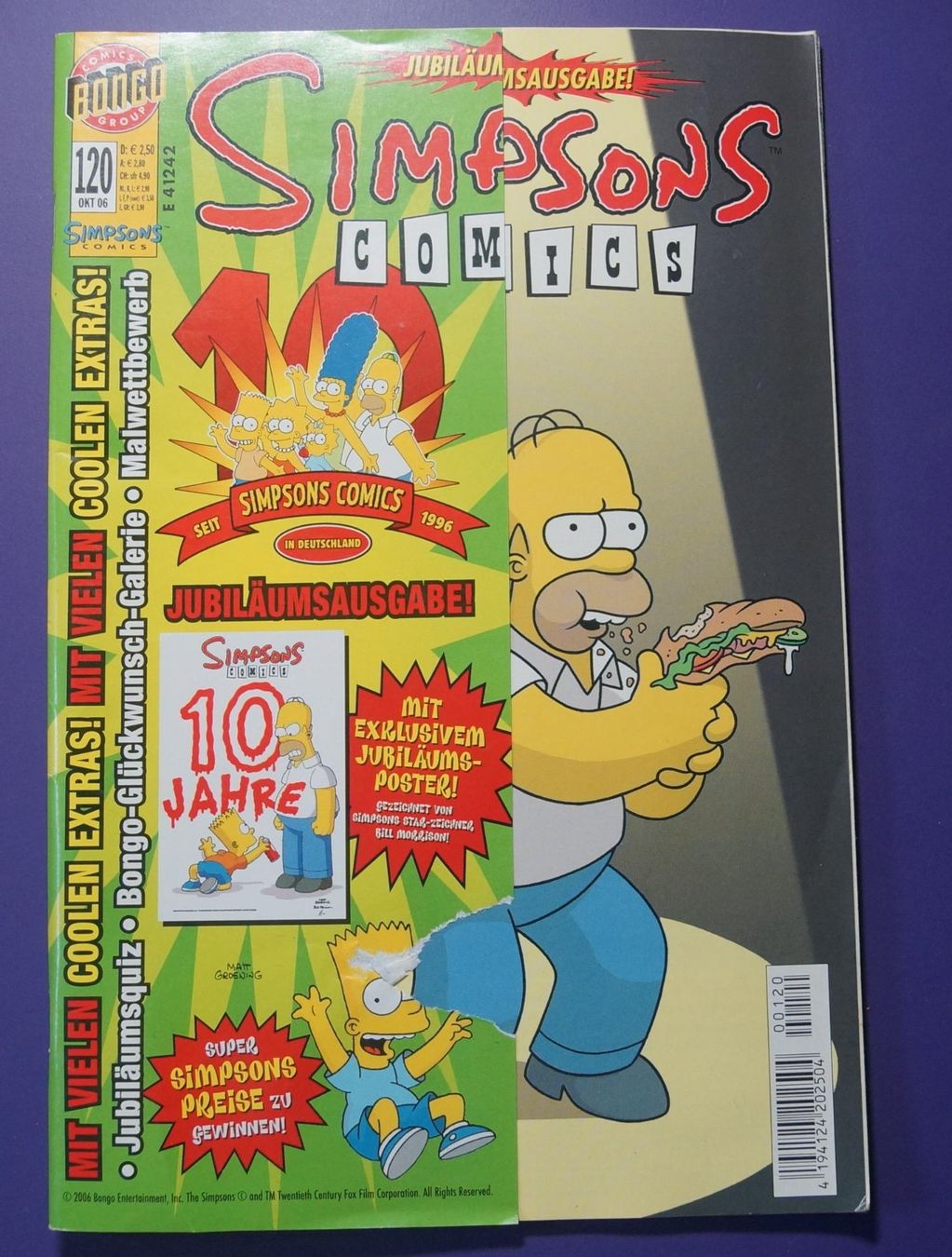 BD: Simpsons  mit Jubiläums Poster – D'occasion à Zuben par Rex4