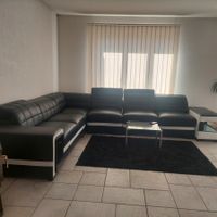 Wohnlandschaft Olsson G8004, Leder, Black&White NP 2900.-