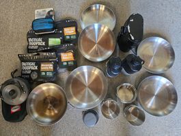 Camping Set: Essen, Trinken & mehr
