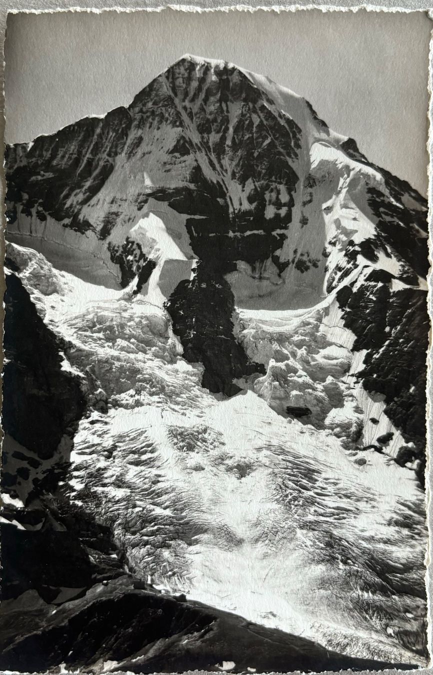 Poster & Bilder: Vintage  E. Gyger, Mönch, Station Eigergletscher – Gebraucht aus Frauenfeld von Merk52