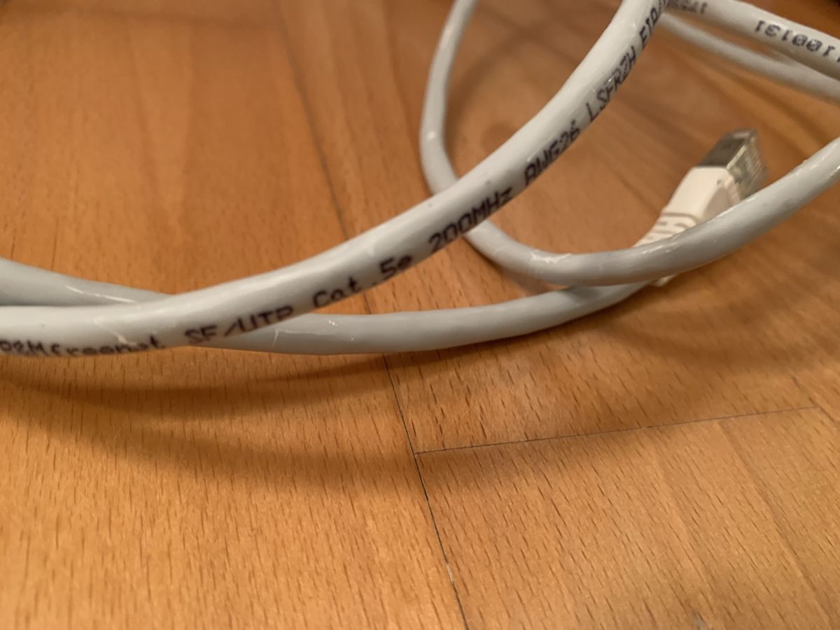 Cavi: Ethernet Kabel, Cat. 5e, grau – Usato da Erlenbach ZH venduto da Ritschly 1