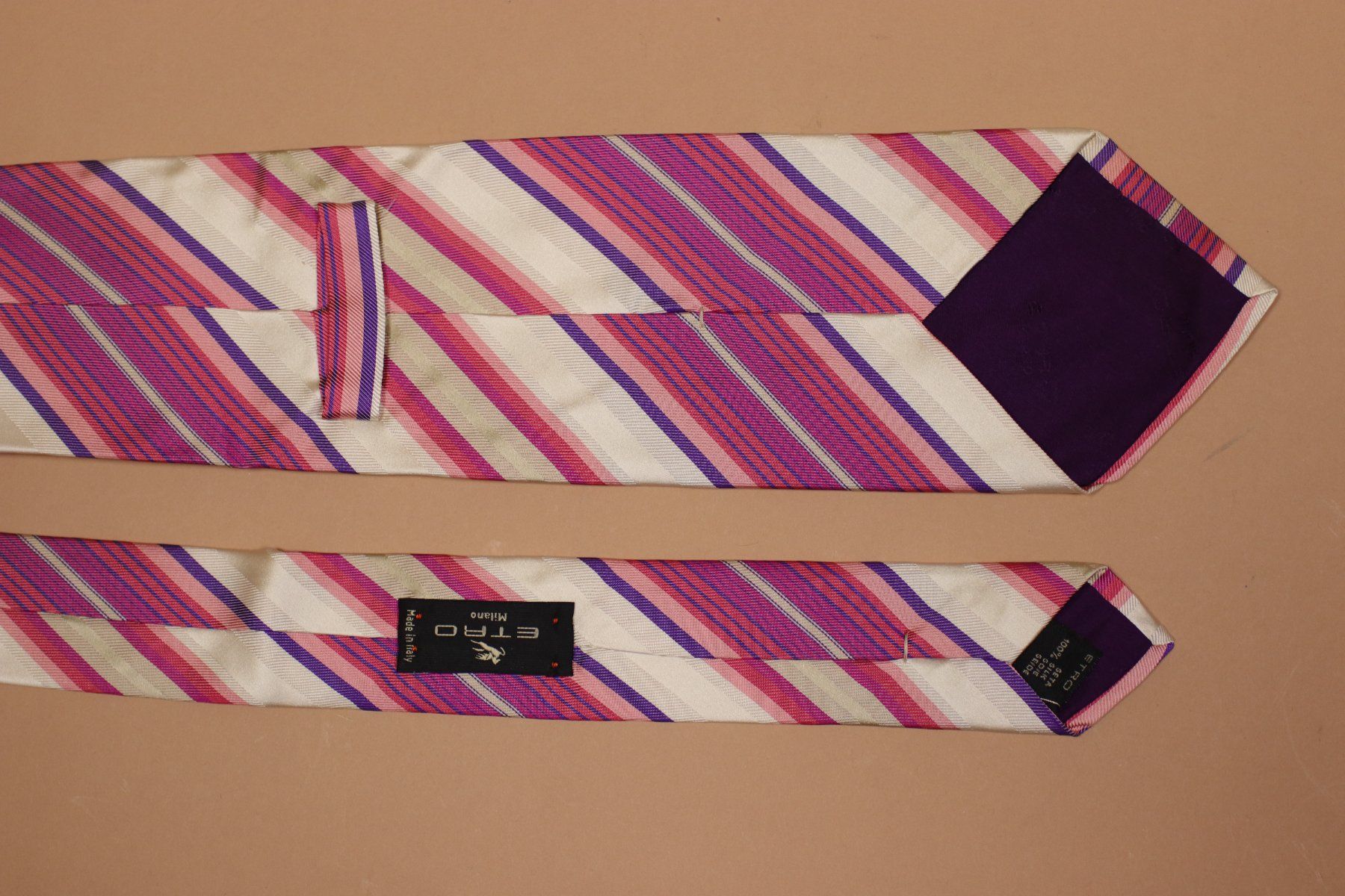 Etro Cravates: Etro Stripes Silk Necktie – D'occasion à Hombrechtikon par BAZ-Vintage 1