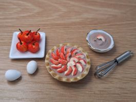Apfelkuchen Back Set Handgemacht, auch für Maileg