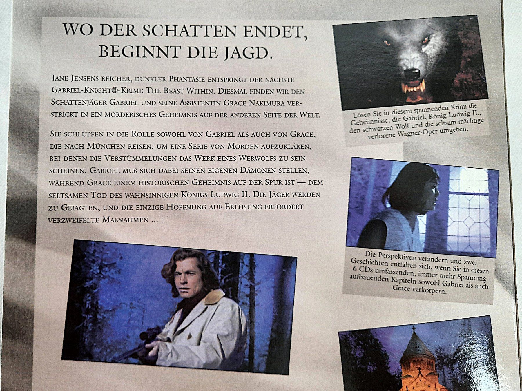 Giochi: SIERRA/JANE JENSEN: "The Beast Within" – Usato da Beinwil am See venduto da Restwert_Beinwil 4
