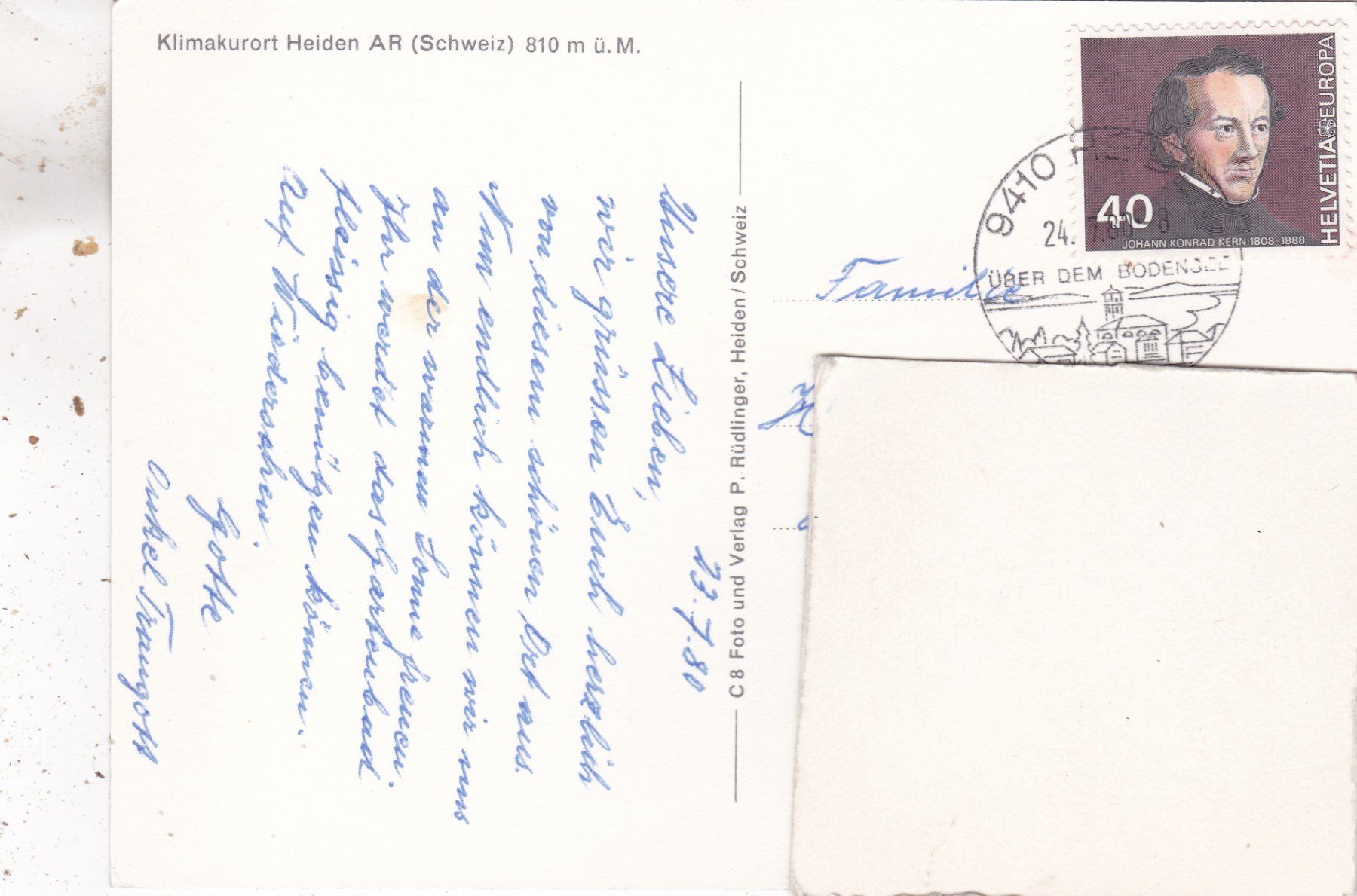 Ansichtskarten: Heiden AR 1980 – Gebraucht aus Herisau von Lisegrat2008 1