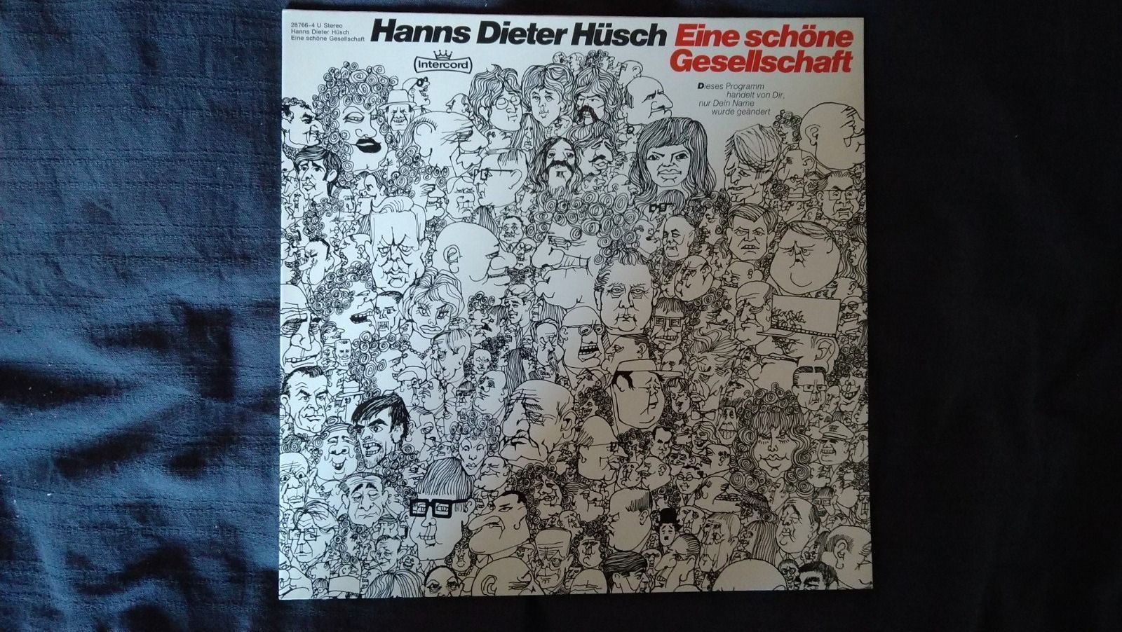Dischi in vinile: LP Hans Dieter Hüsch Eine schöne Gesells – Usato da Gelterkinden venduto da martinom