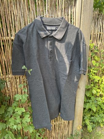 Graues Herren Polo Shirt von Warren & Parker, Gr. M
