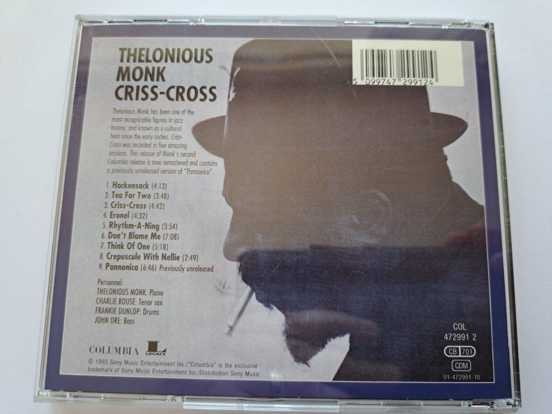 CD: Cd Thelonious Monk - Criss Cross – Usato da Pully venduto da bro_n52j 1