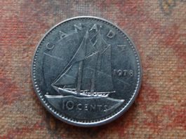 CANADA  10  Cents  1978