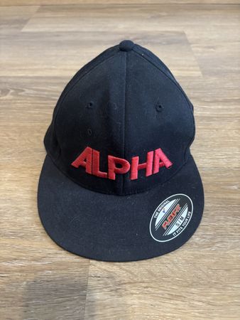 Schwarze Alpha Cap, Grösse S-M, neuwertig