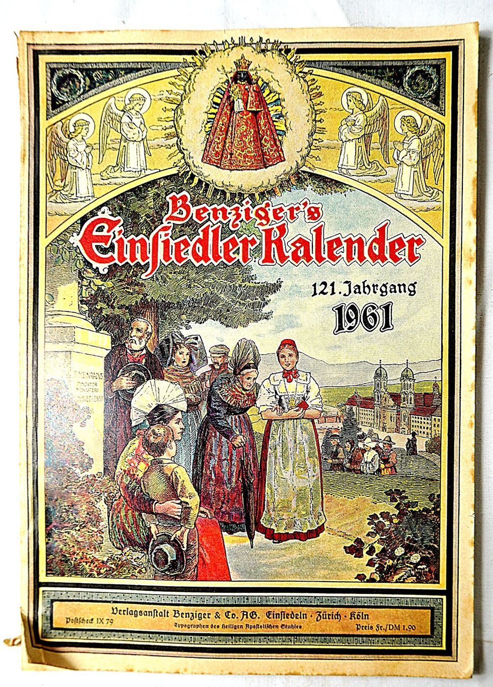 Kalender: Benziger's Einsiedler Kalender 1961 – Gebraucht aus Baar von 2cvbaar