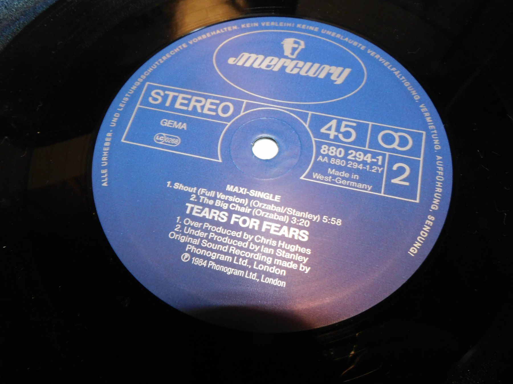 Dischi in vinile: LP - 1984 -  Tears For Fears Shout Extended Version     LP – Usato da Sursee venduto da 76 1
