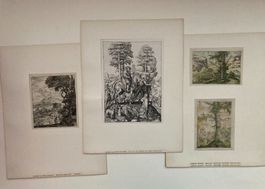 1 Posten diverse, alte GRAFIK -  Van Leyden, Altdorfer usw.