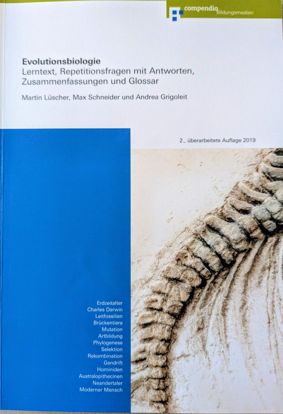 Bücher: COMPENDIO// EVOLUTIONSBIOLOGIE – Gebraucht aus Schliern b Koeniz von Nuvisions