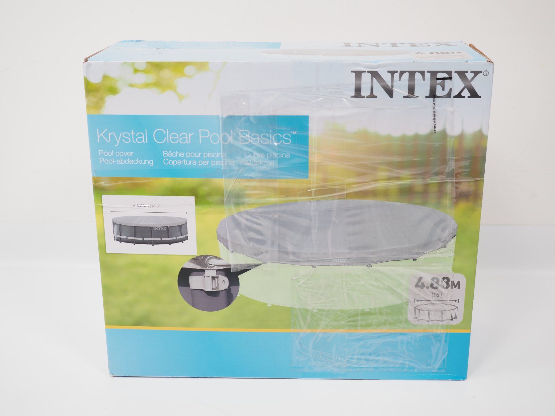 Intex Piscine: INTEX Poolabdeckung Rund 4.88m (20797) – Nuovo e nell'imballaggio originale da Zürich venduto da fundsachenverkauf