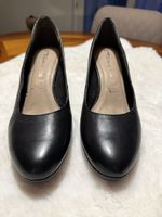 Tamaris Pumps schwarz Leder Grösse 40 guter Zustand