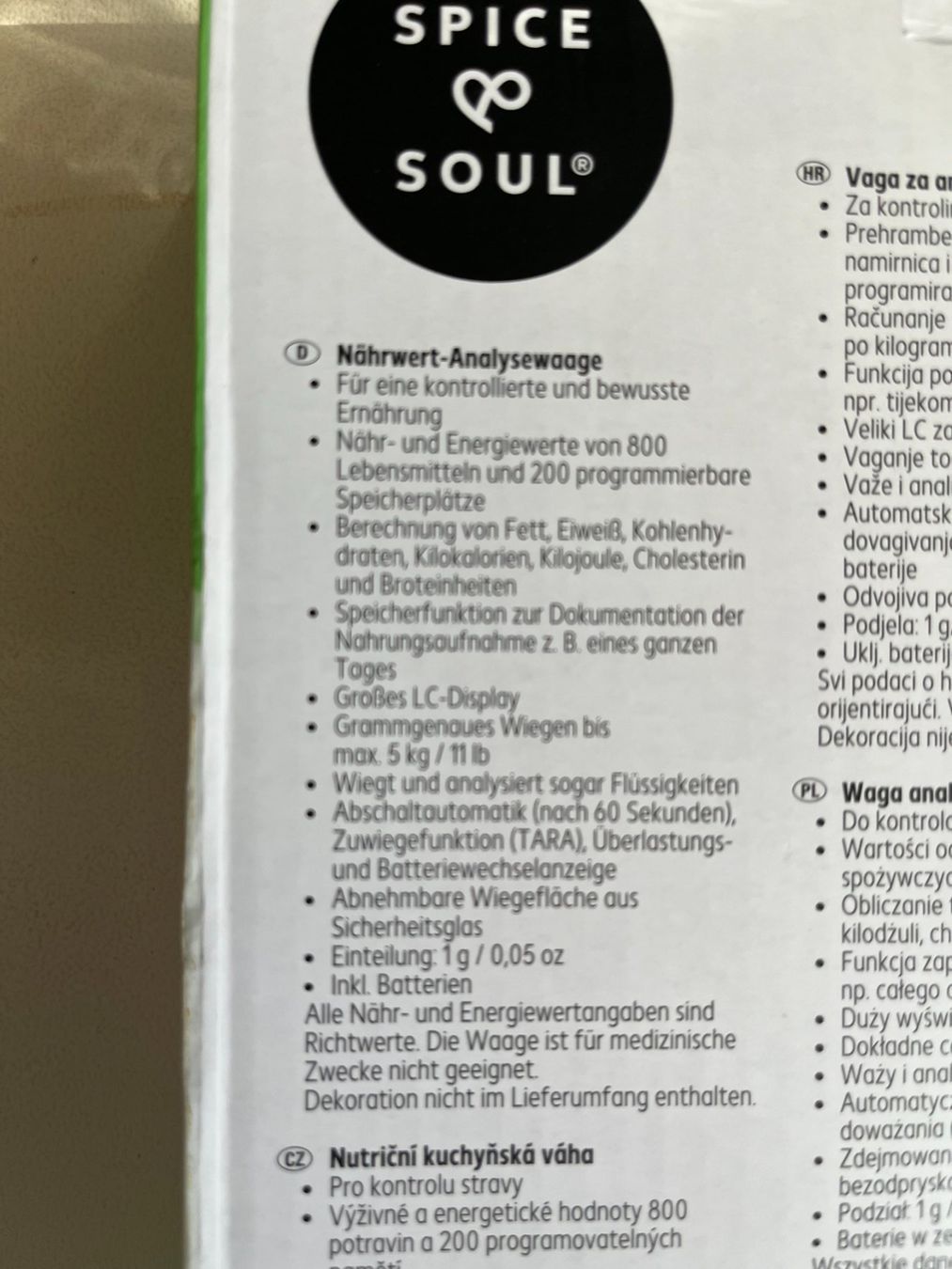 Küchenwaagen: Nährwert-Analysewaage Fabrikneu – Neu und originalverpackt aus Kleindöttingen von nev_tn7c 2