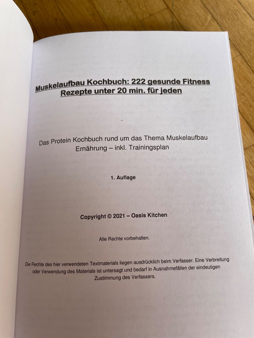 Libri: MUSKELAUFBAU - KOCHBUCH – Nuovo (secondo la descrizione) da Egg b. Zürich venduto da underworld 3