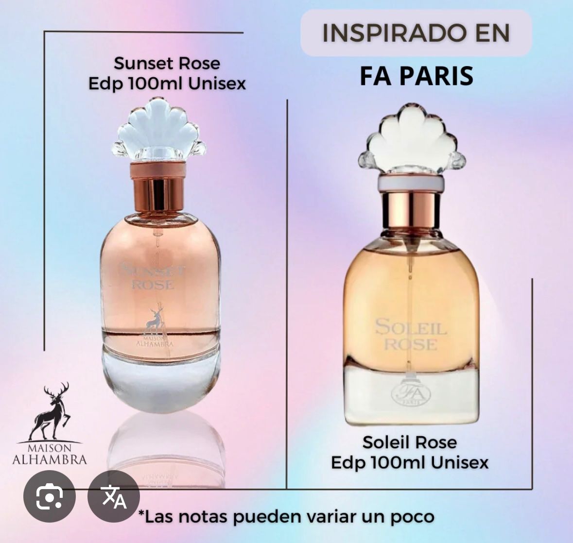Lattafa Profumi & Eau de Toilette: Alhambra Sunset Rose EDP 5ML Abfüllung – Usato da Zürich venduto da deruja 2