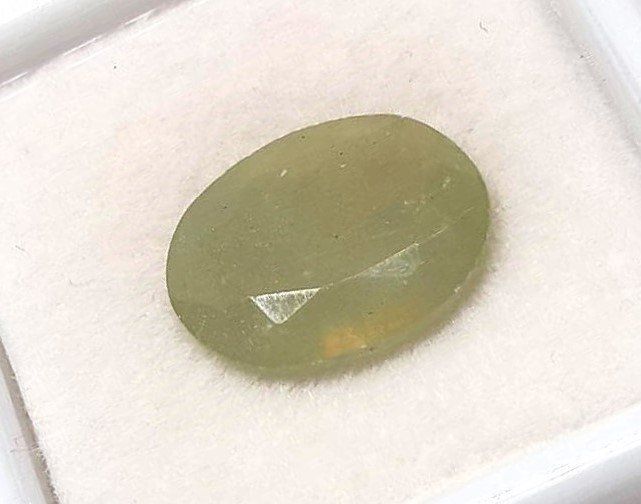 Pietre preziose: Saphir vert LGF 5.42 ct - Valeur 90.- Fr – Nuovo (secondo la descrizione) da Grimisuat venduto da Valgem 1