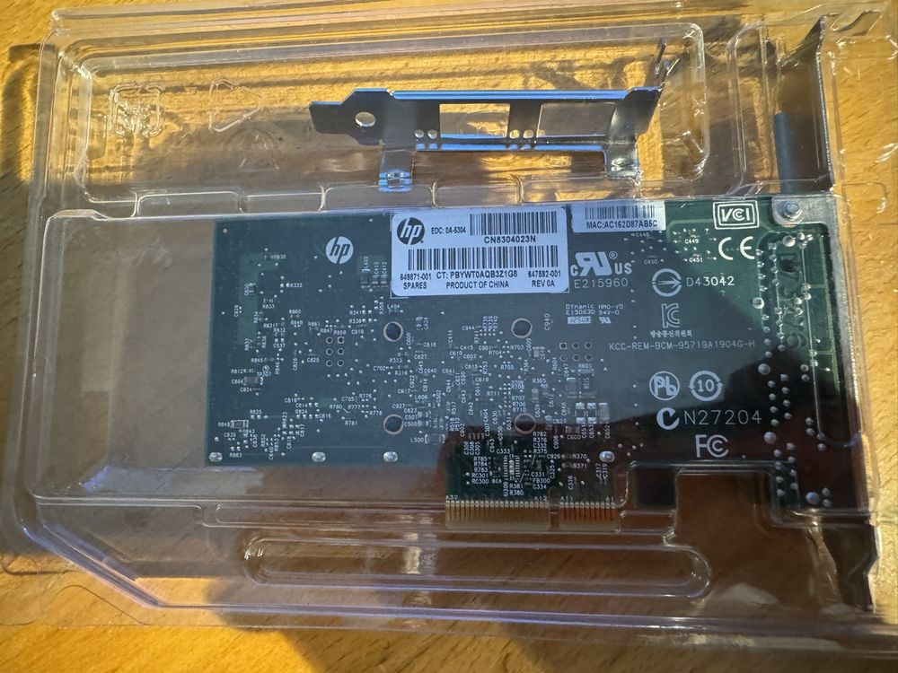 HP Ethernet 1 GB 4-Port 331T Adapter (Neu und originalverpackt) in ...