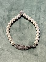Swarovski Perlen/Feder Armband