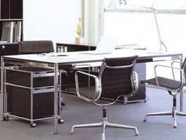 USM Tisch 200x100 Weiss Lieferung Gratis