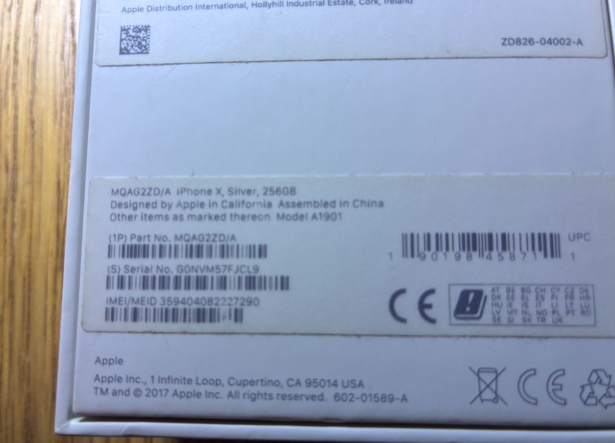 Apple Portables: Apple Iphone X Verpackung – D'occasion à Baden par Goldbaum 4