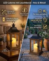 Laterne mit LED Kerze